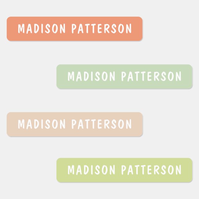 Personalized Name Modern Neutral (Group)