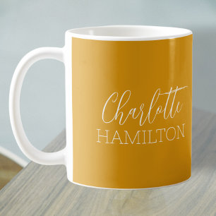 Personalized Name Modern Simple Coffee Mug