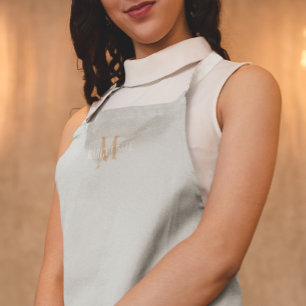Personalized Name Monogram Apron