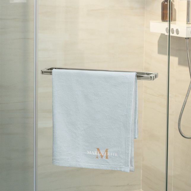 Personalized Name Monogram Bath Towel Set (Creator Uploaded)