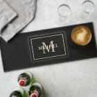 Personalized Name Monogram Black GOLD