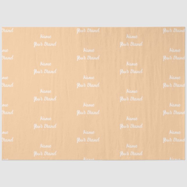 Personalized Name Monogram Business Tissue Paper  (Front)