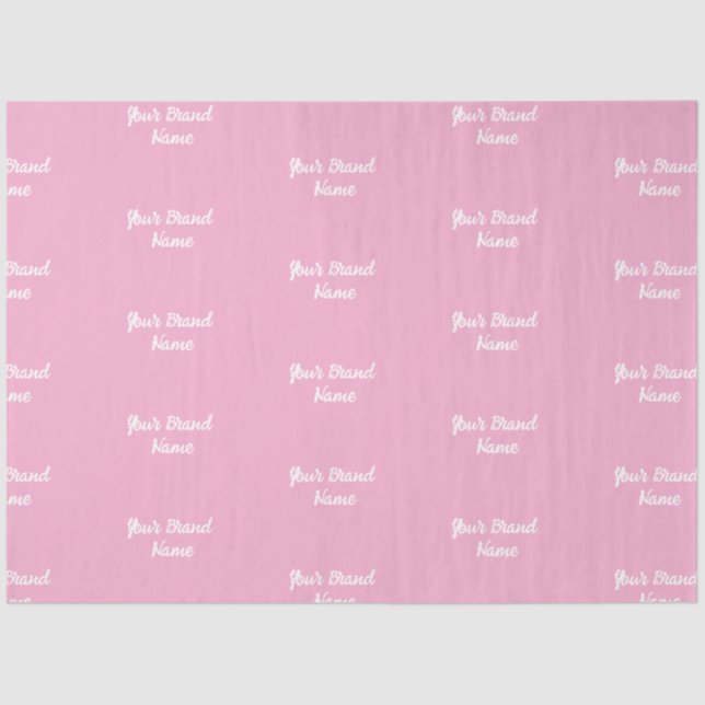 Personalized Name Monogram Business Tissue Paper  (Front)