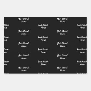 Personalized Name Monogram Business Wrapping Paper