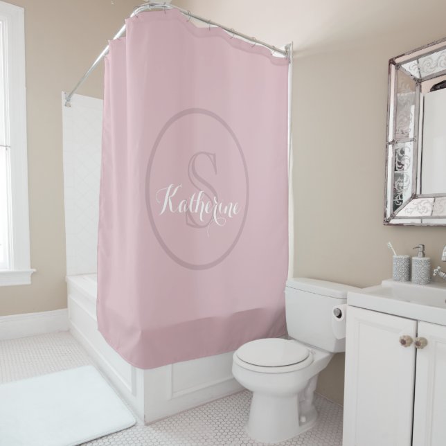Personalized Name Monogram Dusty Rose (In Situ)