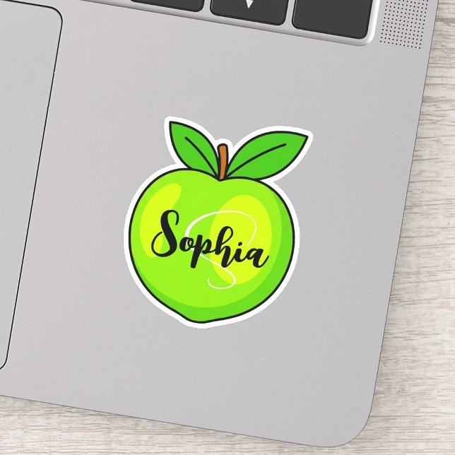 Personalized Name & Monogram | Green Lime Teacher (custom unique teacher appreciation gift)