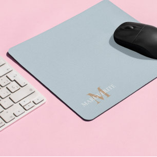Personalized Name Monogram Mouse Pad