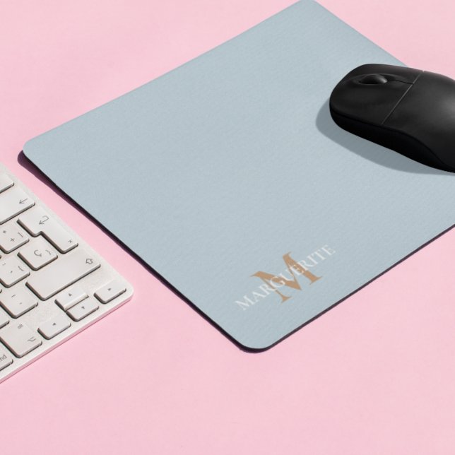 Personalized Name Monogram Mouse Pad (Creator Uploaded)