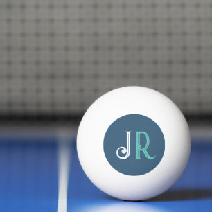 Personalized Name Monogram Ping Pong Ball