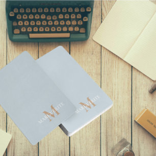 Personalized Name Monogram Playing Cards