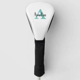 Personalized Name Monogram Script Golf Head Cover