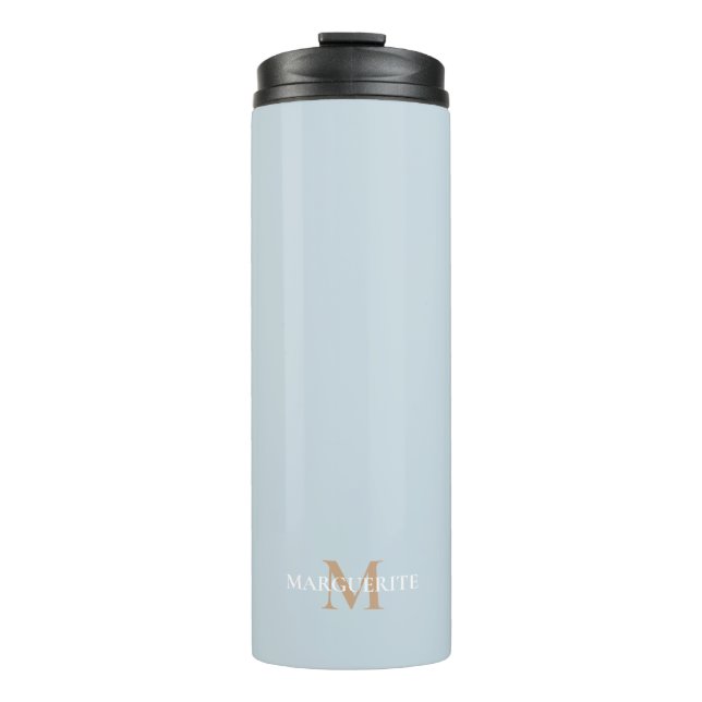 Personalized Name Monogram Thermal Tumbler (Front)
