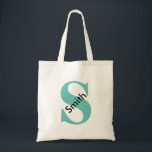 Personalized name monogram tote bag<br><div class="desc">This personalized name monogram cute vintage tote bag is best gift idea for bride and bridesmaids at weddings. This is personalized tote bag, you can personalized wit your name.</div>