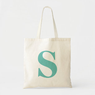 Personalized name monogram tote bag