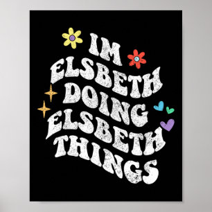 Personalized Name Mothers Day Outfit For Women Ret Poster