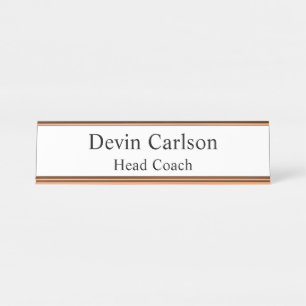 Personalized Name New Job Manager Custom Office Desk Name Plate