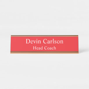 Personalized Name New Job Manager Custom Office Desk Name Plate