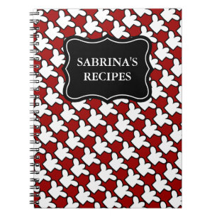 Personalized name notebook   recipe cookbook