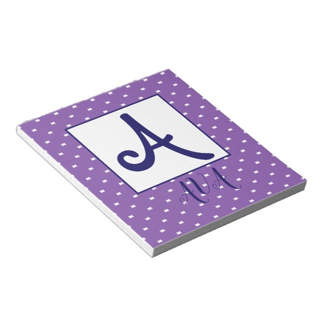 Personalized Name Notepad (Angled)
