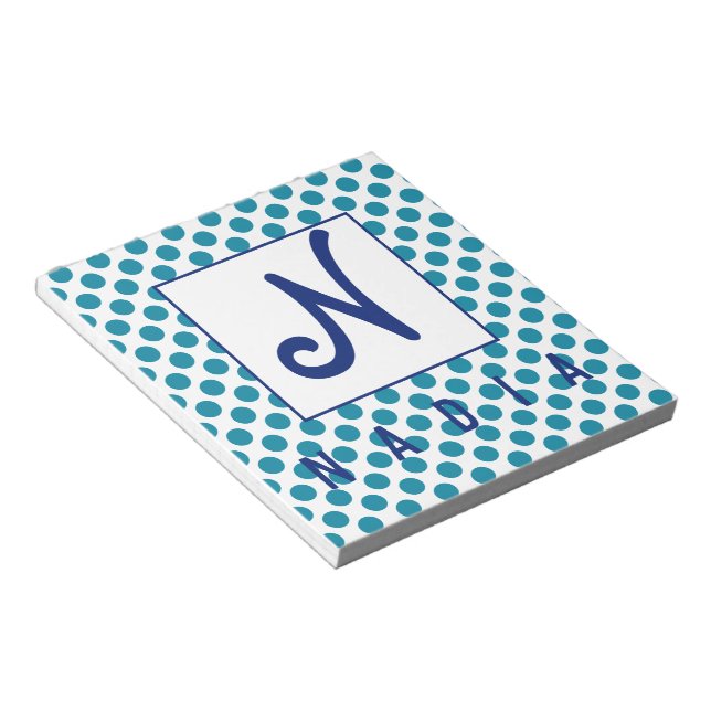 Personalized Name Notepad (Angled)