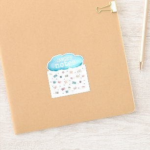 Personalized Name Notes Rain Cloud