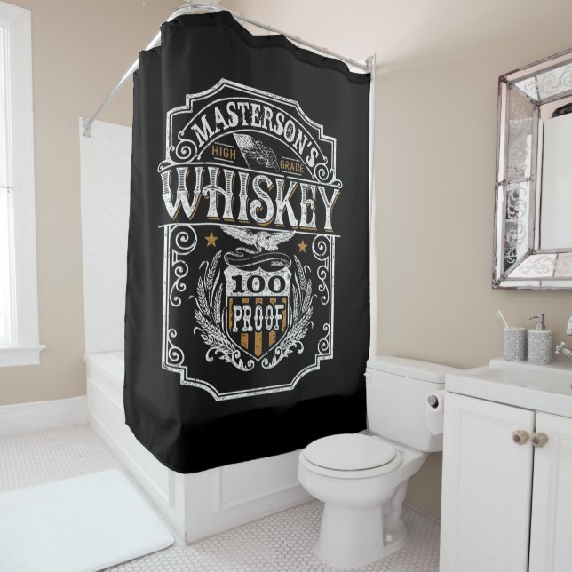 Personalized NAME Old West Whiskey Brewery Bar (In Situ)