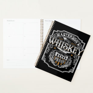 Personalized NAME Old West Whiskey Brewery Bar Planner