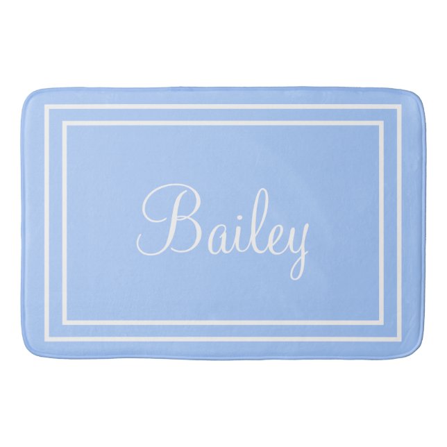 Personalized name or initial bath mat (Front)
