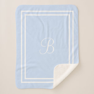 Personalized name or initial sherpa Blanket