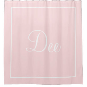 Personalized name or initial shower curtain