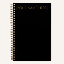 Personalized Name or Monogram Notebook 