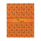 Personalized name orange music notes