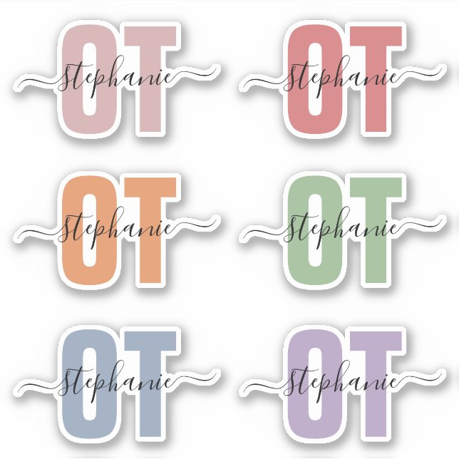 Personalized Name OT Occupational Therapist  (Front)