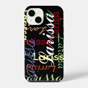 personalized name pattern for her iPhone 14 case