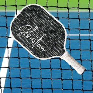 Personalized Name Patterned Pickleball Paddle