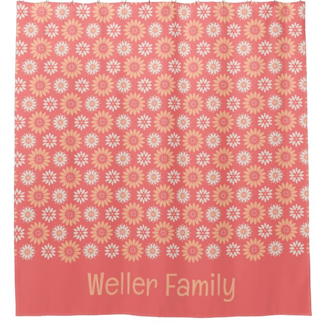 Personalized Name Peach, Coral, & Cream Floral (Front)