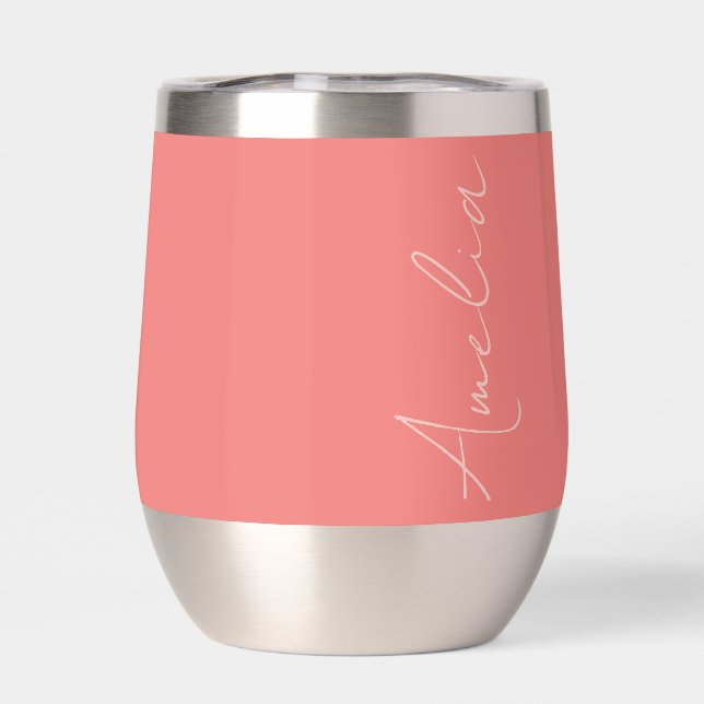 Personalized Name Peach Pink (Back)