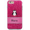Personalized name penguin pink glitter