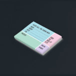 Personalized Name Phone Message Office Post-it Notes<br><div class="desc">These post-it notes make staying organized in the office easier with custom text and colour choices.</div>
