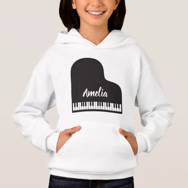 Personalized Name Pianist Piano Keys  (Front)