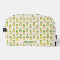 Personalized Name Pineapples Cut Sew Bag