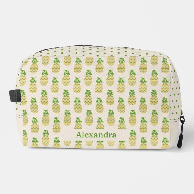 Personalized Name Pineapples Cut Sew Bag (Front)
