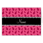 Personalized name pink pineapple pattern