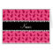 Personalized name pink pineapple pattern