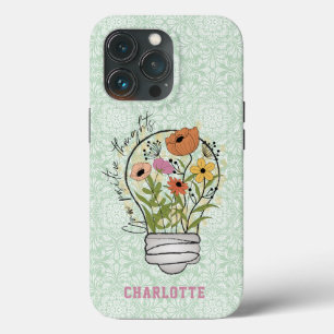 Personalized Name Positive Thoughts Inspirational iPhone 13 Pro Case