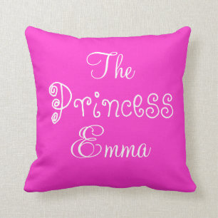 Personalized Name Princess Emma Pillow