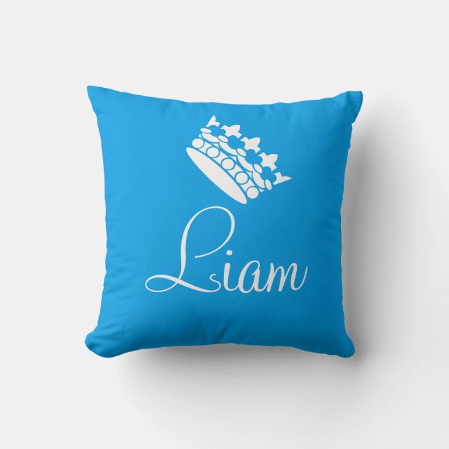 Personalized Name Princess Liam Pillow (Front)