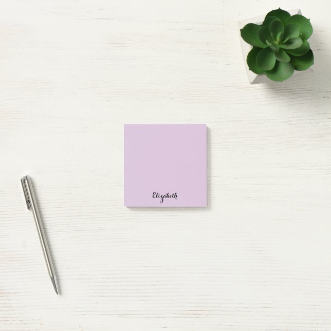 Personalized Name Purple Home Office Business Post-it Notes (Office)