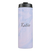 Personalized Name Purple Marble Chic Party Favour