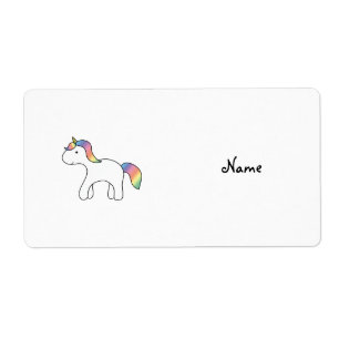 Personalized name Rainbow baby unicorn